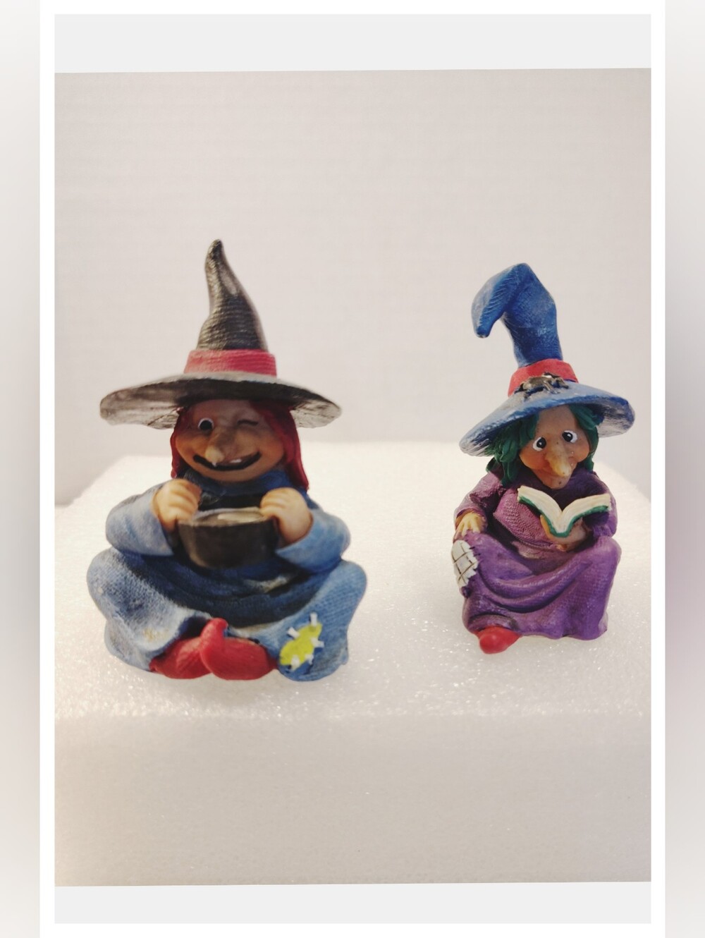'Witch' Figurines Table Decor - Set of 2
